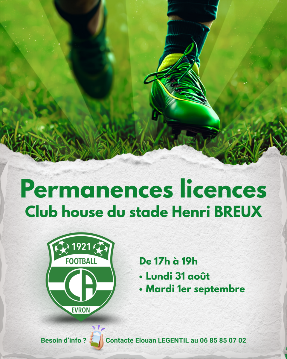 [PERMANENCES LICENCES 26/27]
