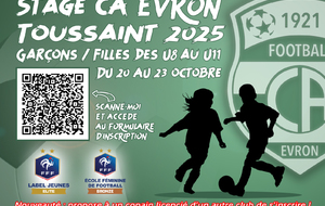 Stages de la Toussaint