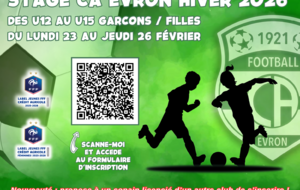 Stage février U13-U15